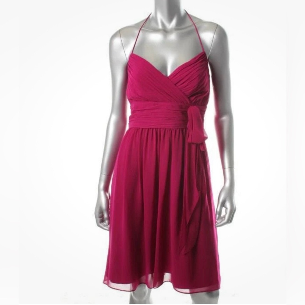 Ralph Lauren Dress Purple Chiffon
Evening Cocktail Party Sz 10 M Empire